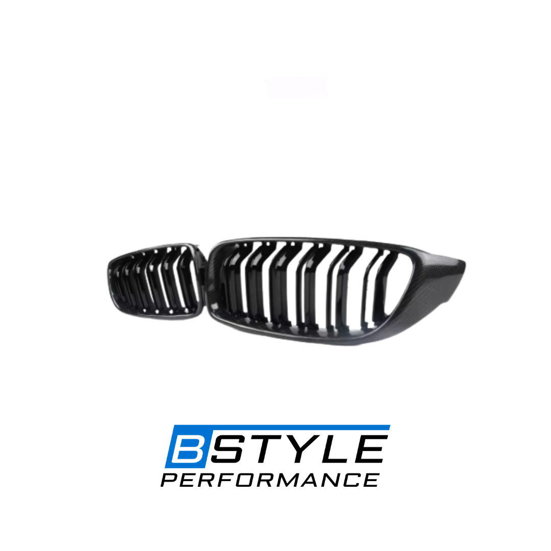 BMW F32 F33 F36 F80 F82 M-Style Real Carbon Fiber Double Line Grille