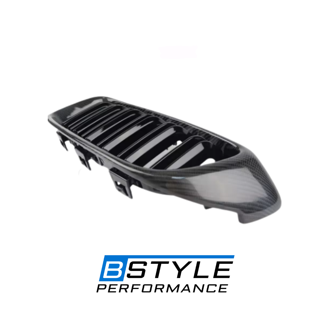 BMW F32 F33 F36 F80 F82 M-Style Real Carbon Fiber Double Line Grille