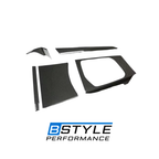 BMW M3 G80 M4 G82 Dry Carbon Fiber Interior Center Console Decoration (5-Piece Set)
