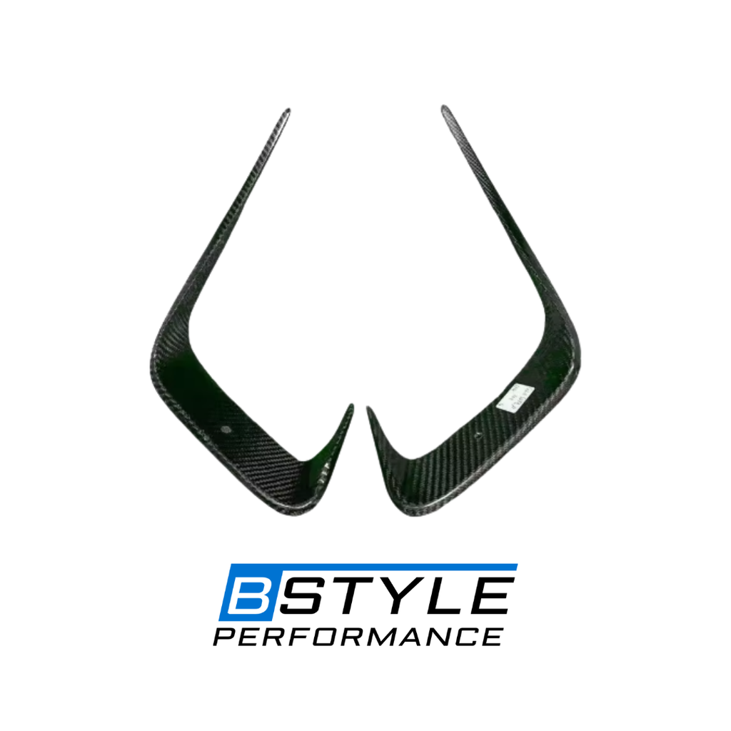 BMW 3 Series G20 Carbon Fiber Rear Bumper Fins & Vent Trim