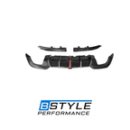 BMW 3 Series G20 KB Style Carbon Fiber Rear F1 Light Diffuser