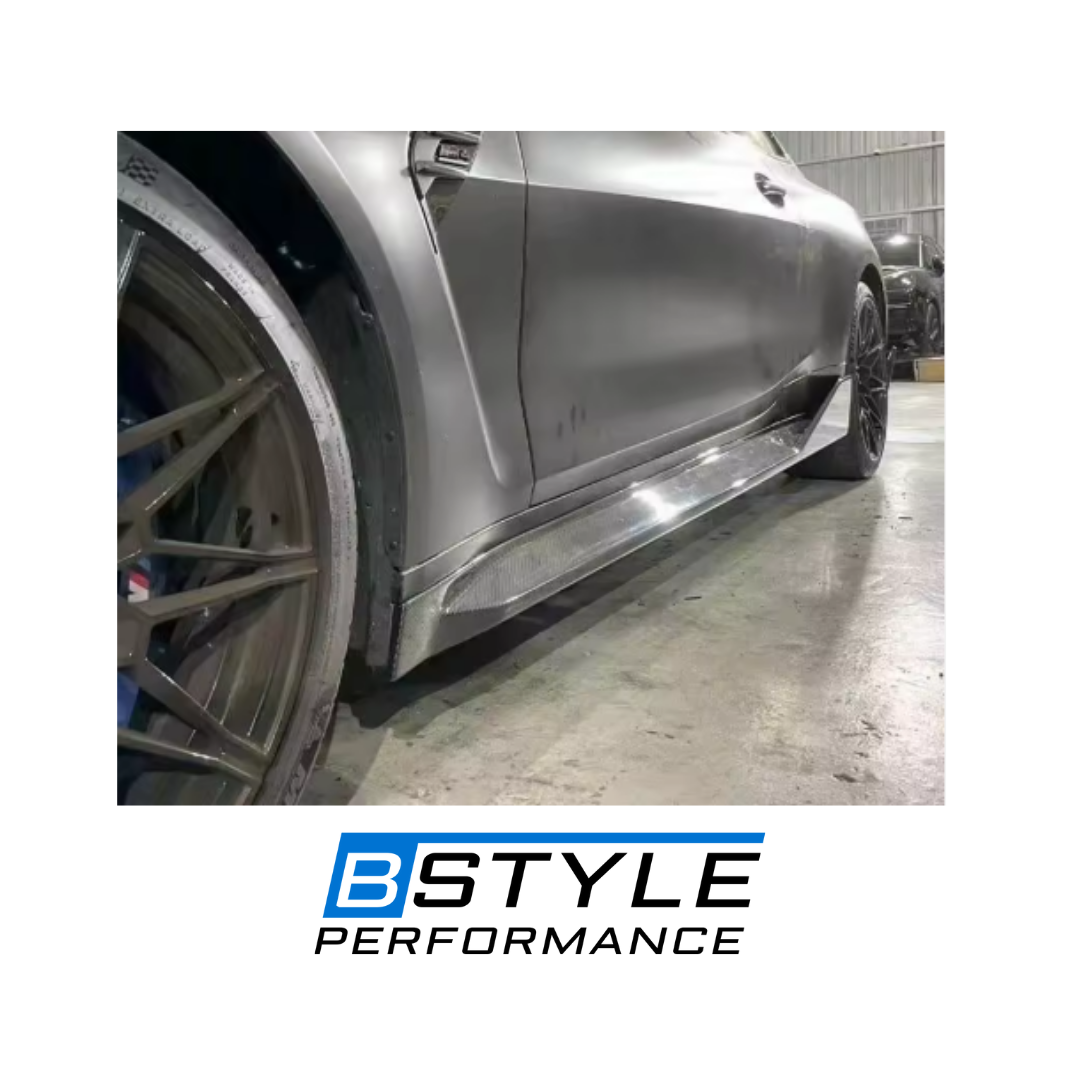 BMW G80 M3 MP-Style High-Quality Wet/Dry Carbon Fiber Side Skirt Conversion Kit