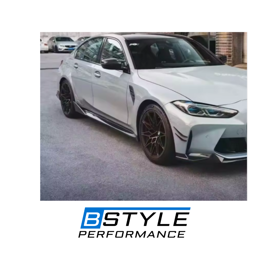 BMW G80 M3 MP-Style High-Quality Wet/Dry Carbon Fiber Side Skirt Conversion Kit