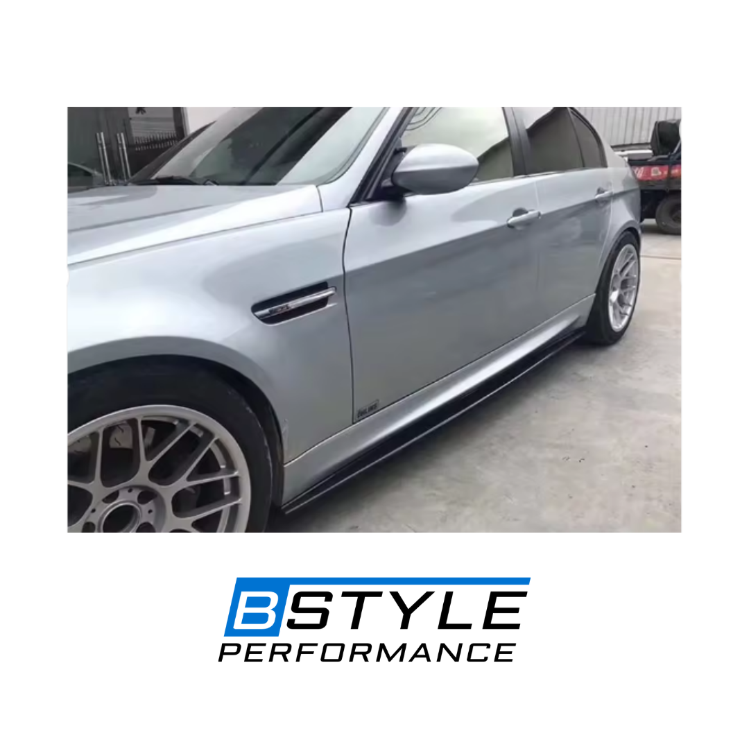 BMW 3 Series E90 M Carbon Fiber Side Skirts / Side Lip Conversion Kit