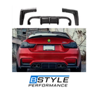 BMW F80 M3 F82 M4 Full Carbon Fiber Aero Conversion Kit (Front Lip, Diffuser, Skirts, Grille)