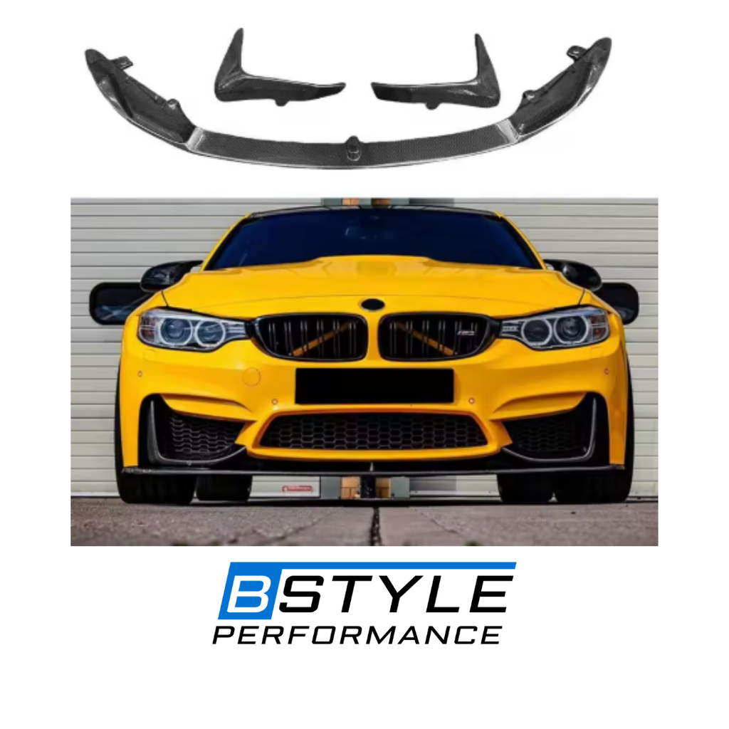 BMW F80 M3 F82 M4 Full Carbon Fiber Aero Conversion Kit (Front Lip, Diffuser, Skirts, Grille)