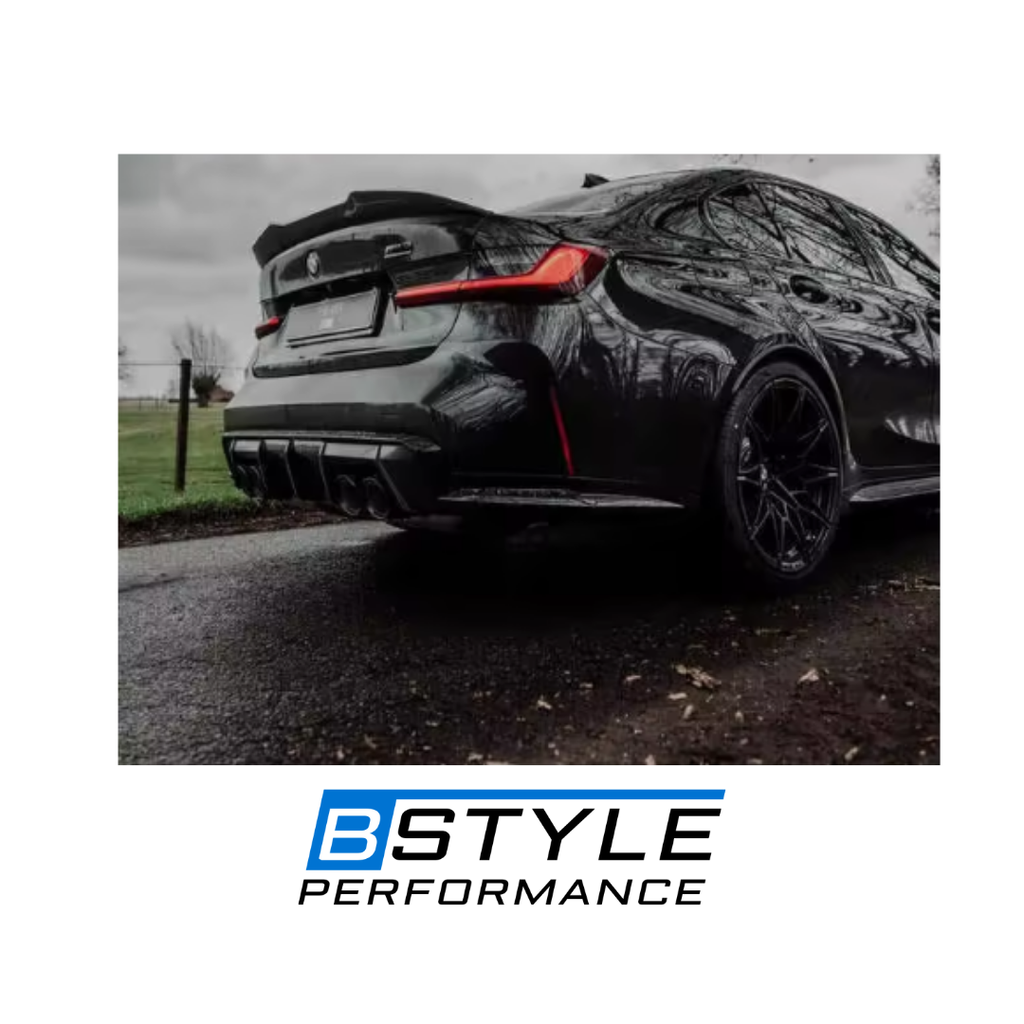 BMW 3 Series G20 G80 M3 Dry Carbon Fiber PSM-Style Rear Trunk Lip Spoiler