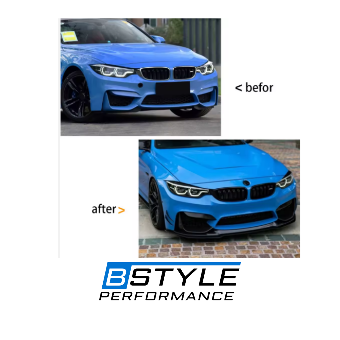 BMW F80 M3 F82 F83 M4 Front Bumper Lip Splitter Conversion Kit