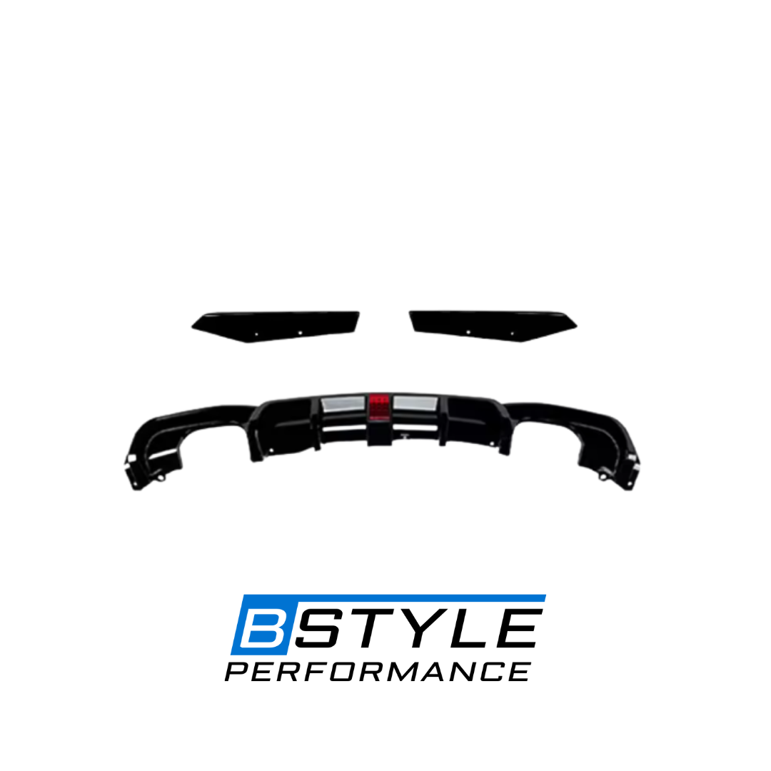 BMW 3 Series F30 Rear Bumper Diffuser Conversion Kit with F1 Light