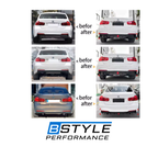BMW 3 Series F30 Rear Bumper Diffuser Conversion Kit with F1 Light
