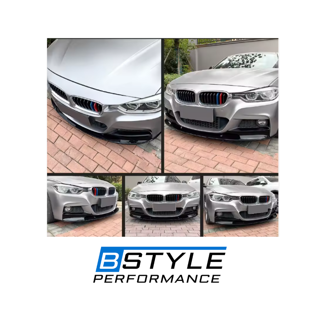 BMW 3 Series F30 New Style Front Bumper Lip Splitter