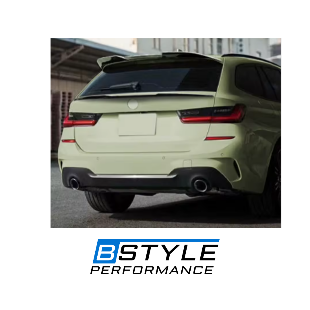 BMW 3 Series G21 G81 M3 Touring Blade Style Real Carbon Fiber Roof Spoiler