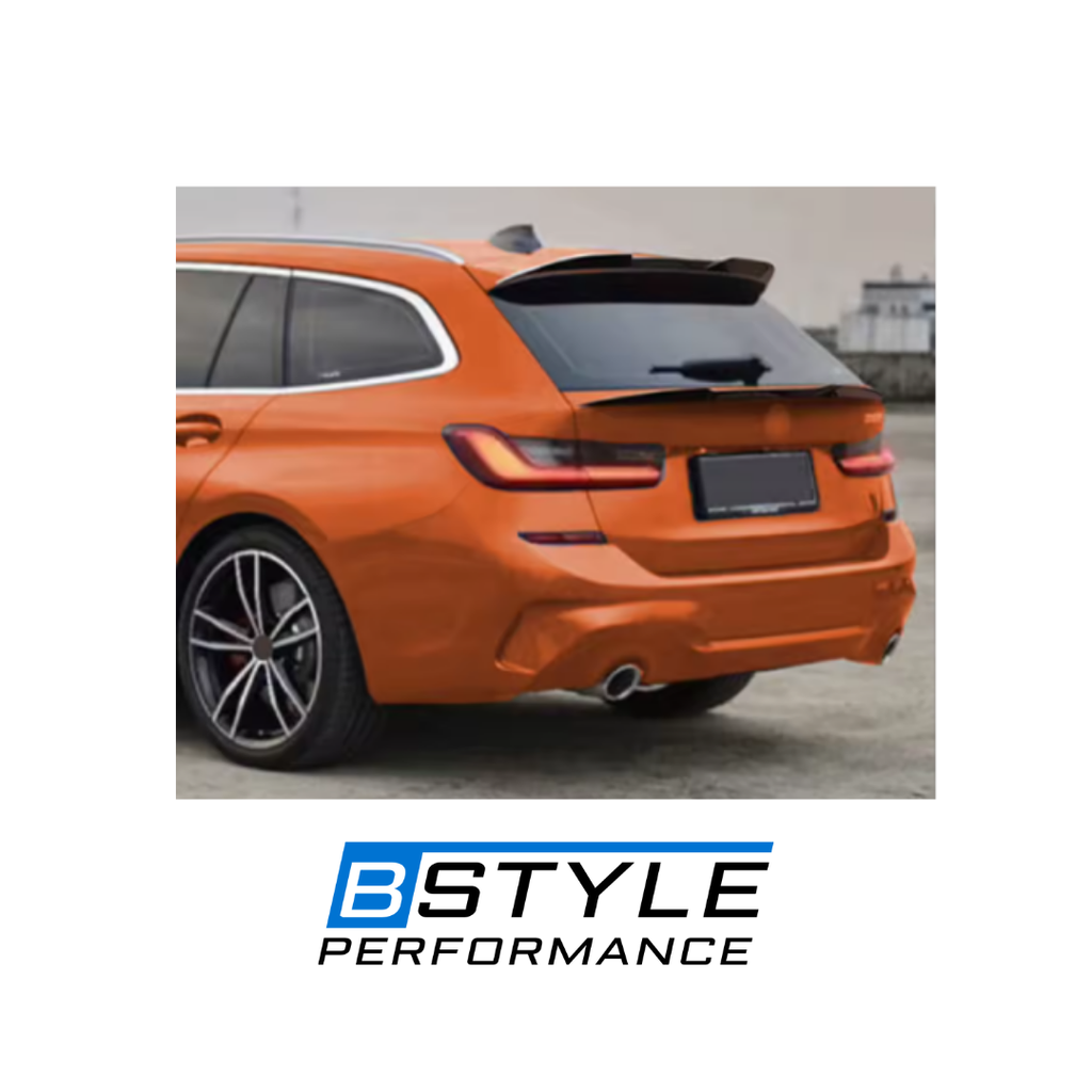 BMW 3 Series G21 G81 M3 Touring Blade Style Real Carbon Fiber Roof Spoiler