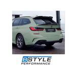BMW 3 Series G21 G81 M3 Touring Blade Style Real Carbon Fiber Roof Spoiler