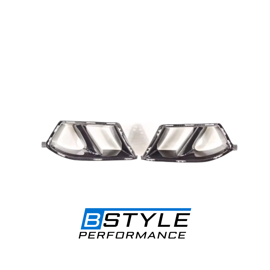 BMW G80 M3 G82 M4 Dry Carbon Fiber Front Bumper Side Frame Vents