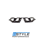 BMW G80 M3 G82 M4 Dry Carbon Fiber Front Bumper Side Frame Vents