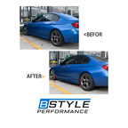 BMW 3 Series F30 (2013-2019) MP-Style Gloss Black Side Skirts
