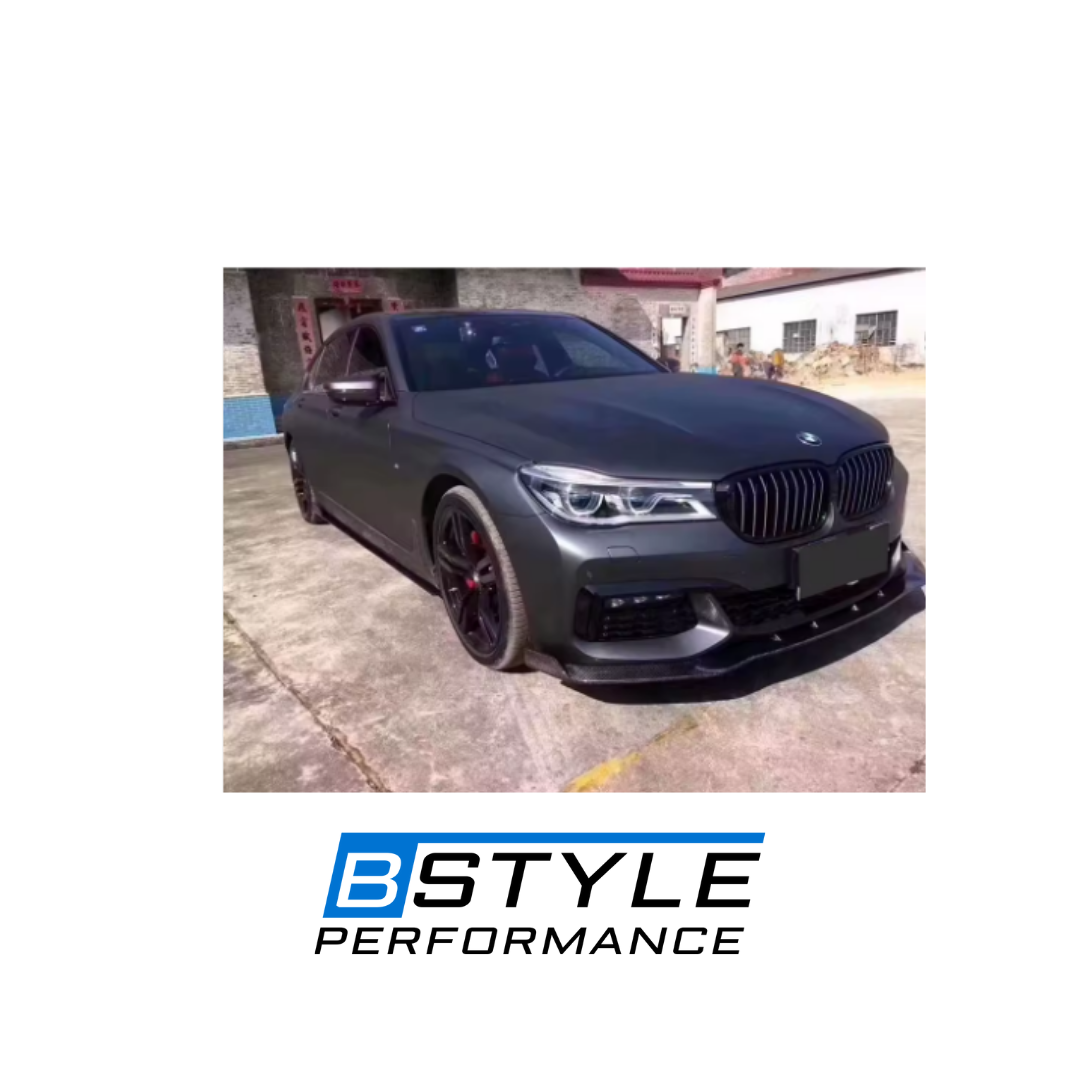 BMW 7 Series G11 G12 M Sport Carbon Fiber Front Bumper Lip Splitter