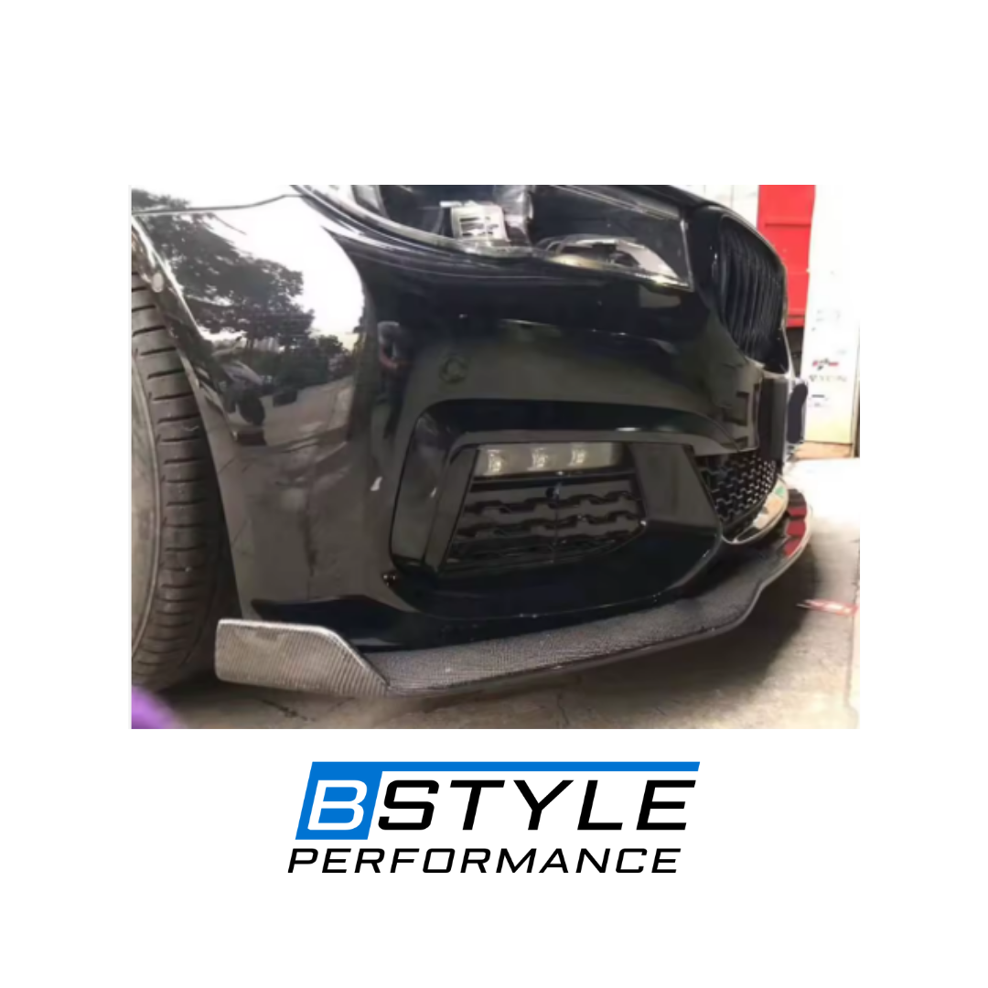 BMW 7 Series G11 G12 M Sport Carbon Fiber Front Bumper Lip Splitter