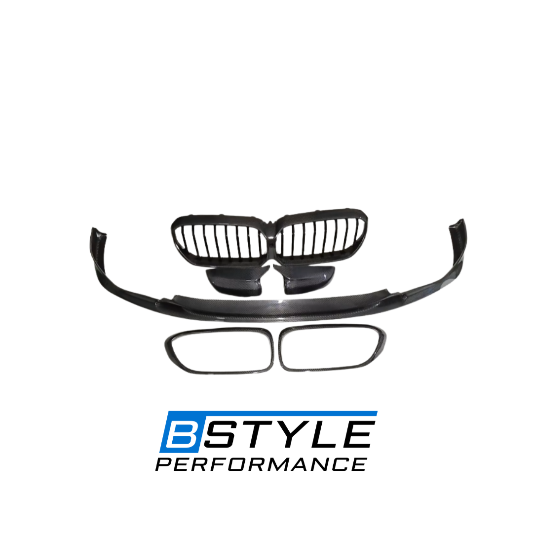BMW 7 Series G11 G12 LCI M-Sport Dry Carbon Fiber Front Bumper Lip