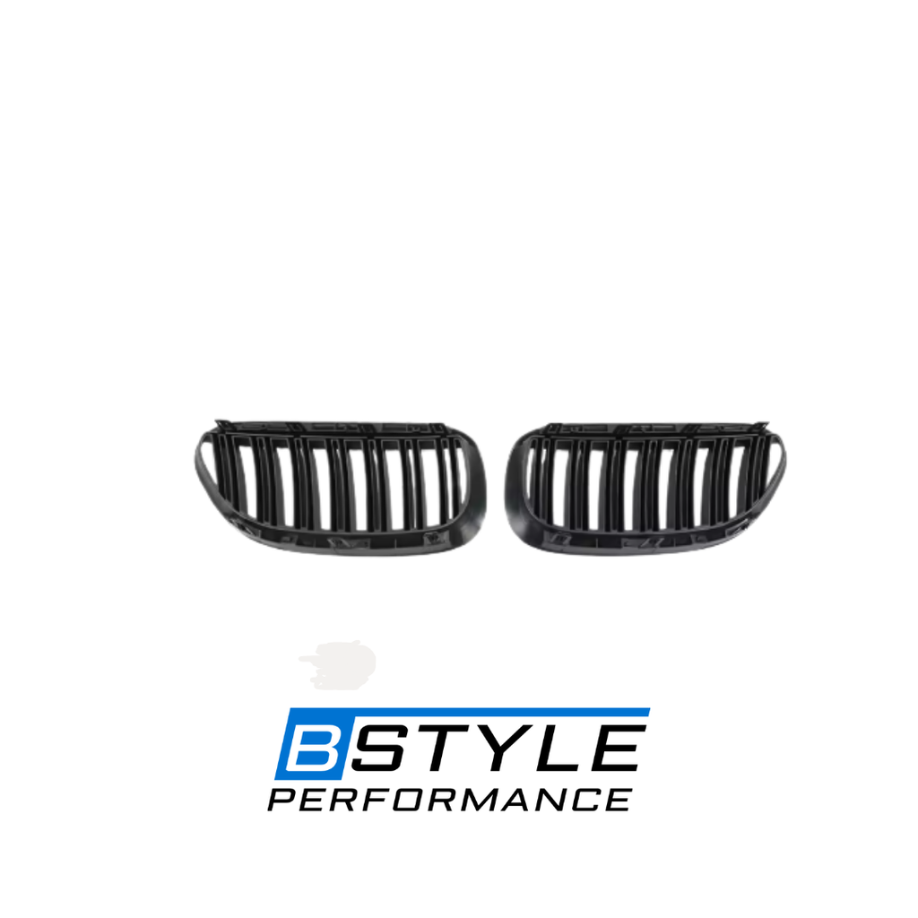 BMW 6 Series E63 E64 Gloss Black M-Color Single Slat Kidney Grille