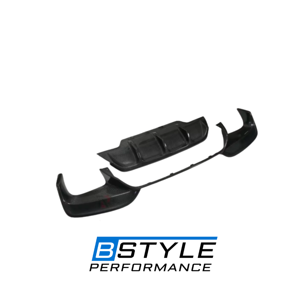 BMW 6 Series F06 F12 F13 M6-Style Real Carbon Fiber Rear Diffuser