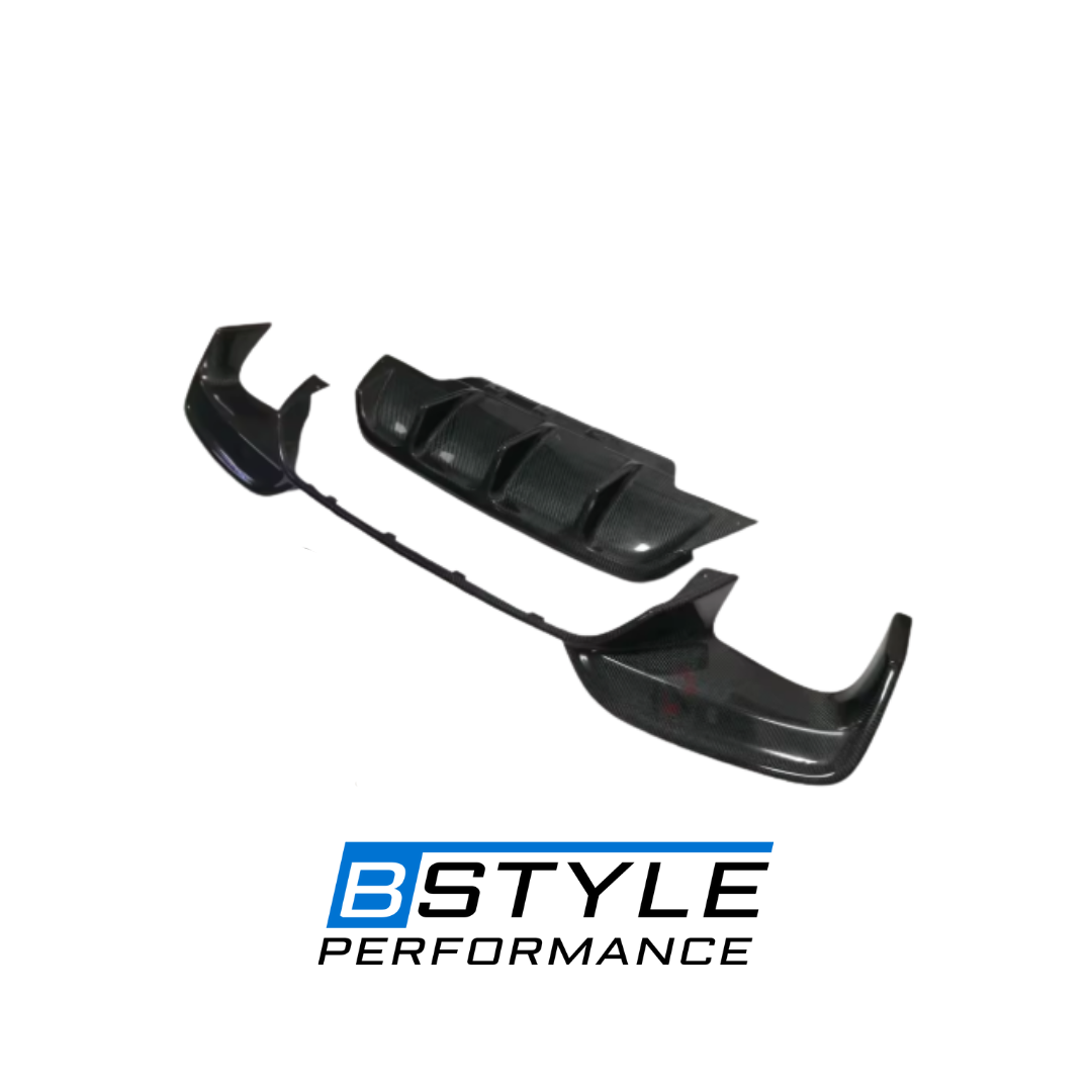 BMW 6 Series F06 F12 F13 M6-Style Real Carbon Fiber Rear Diffuser