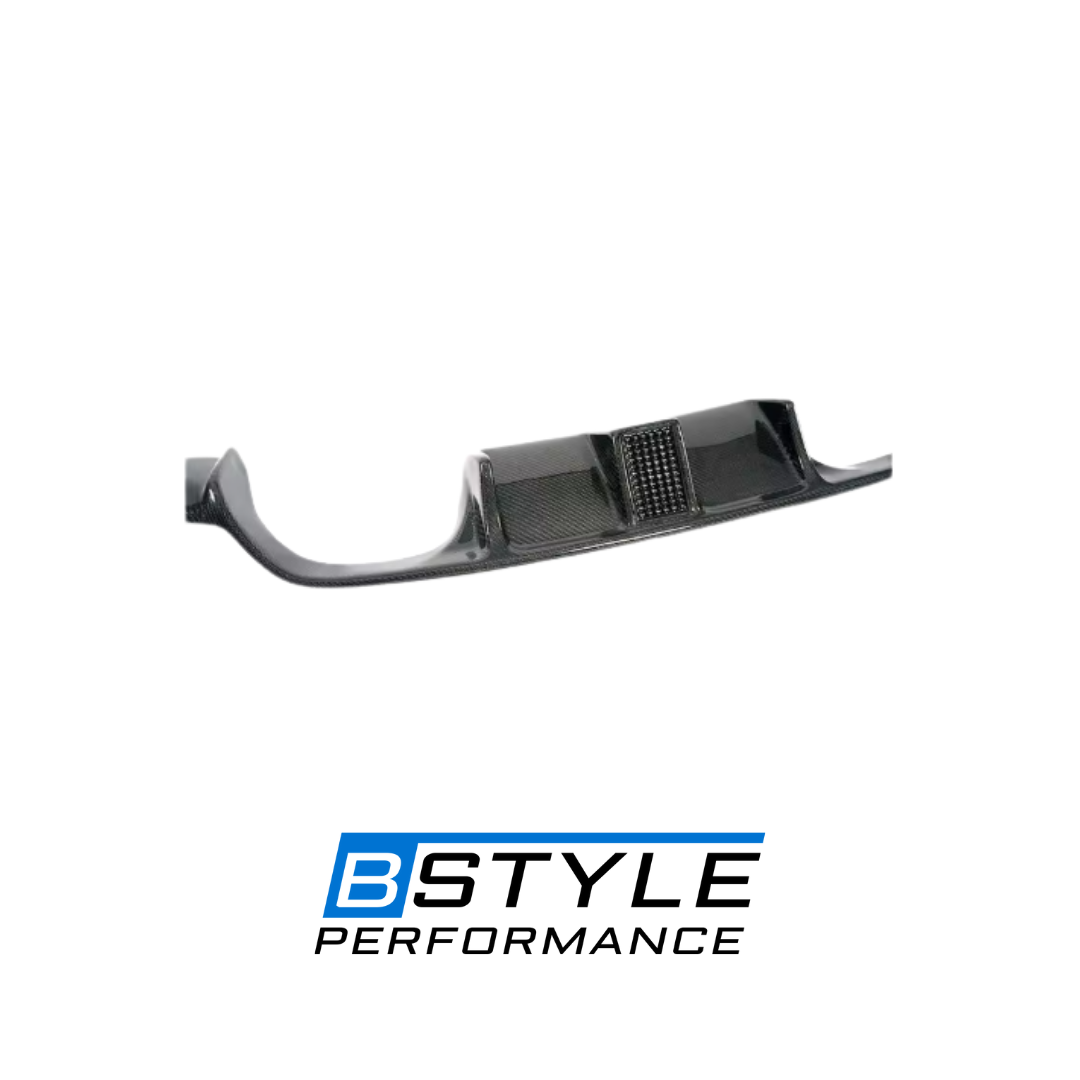 BMW F80 M3 / F82 M4 M-Style Carbon Fiber Rear Diffuser with LED