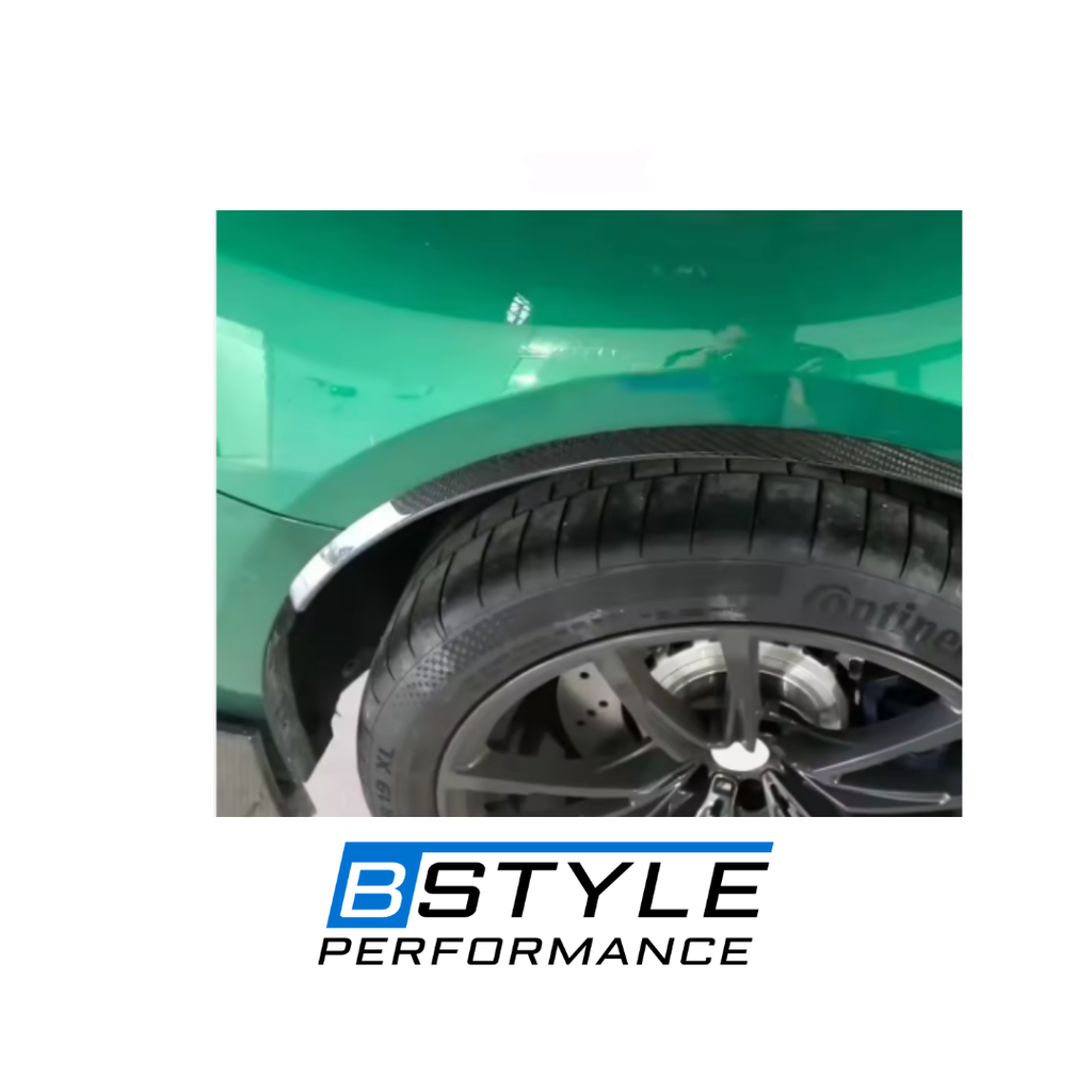 BMW G80 M3 G82 M4 Dry Carbon Fiber Wheels with Extended Arches & Mud Flaps
