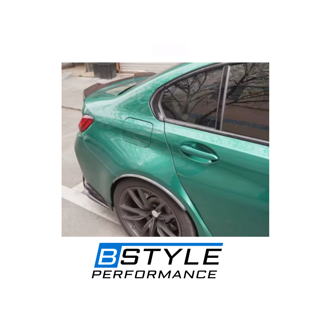 BMW G80 M3 G82 M4 Dry Carbon Fiber Wheels with Extended Arches & Mud Flaps