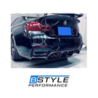 BMW M3 F80 / M4 F82 V-Style 3-Piece Carbon Fiber Diffuser