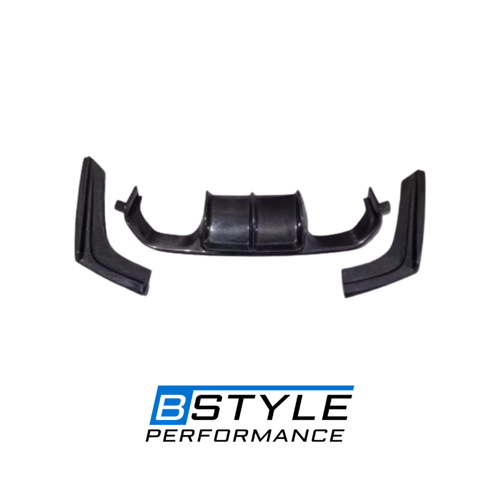 BMW M3 F80 / M4 F82 V-Style 3-Piece Carbon Fiber Diffuser