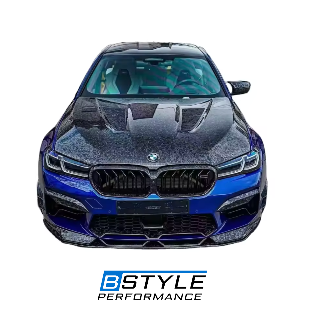 BMW F90 M5 / G30 MH Style Forged Dry Carbon Fiber Hood (Bonnet) 2017-2023