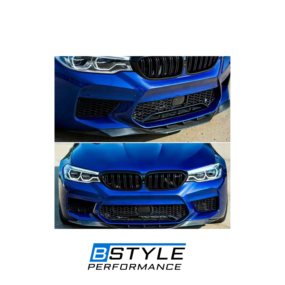 BMW F90 M5 RKP Style Carbon Fiber Rear Bumper Lip Single Deck