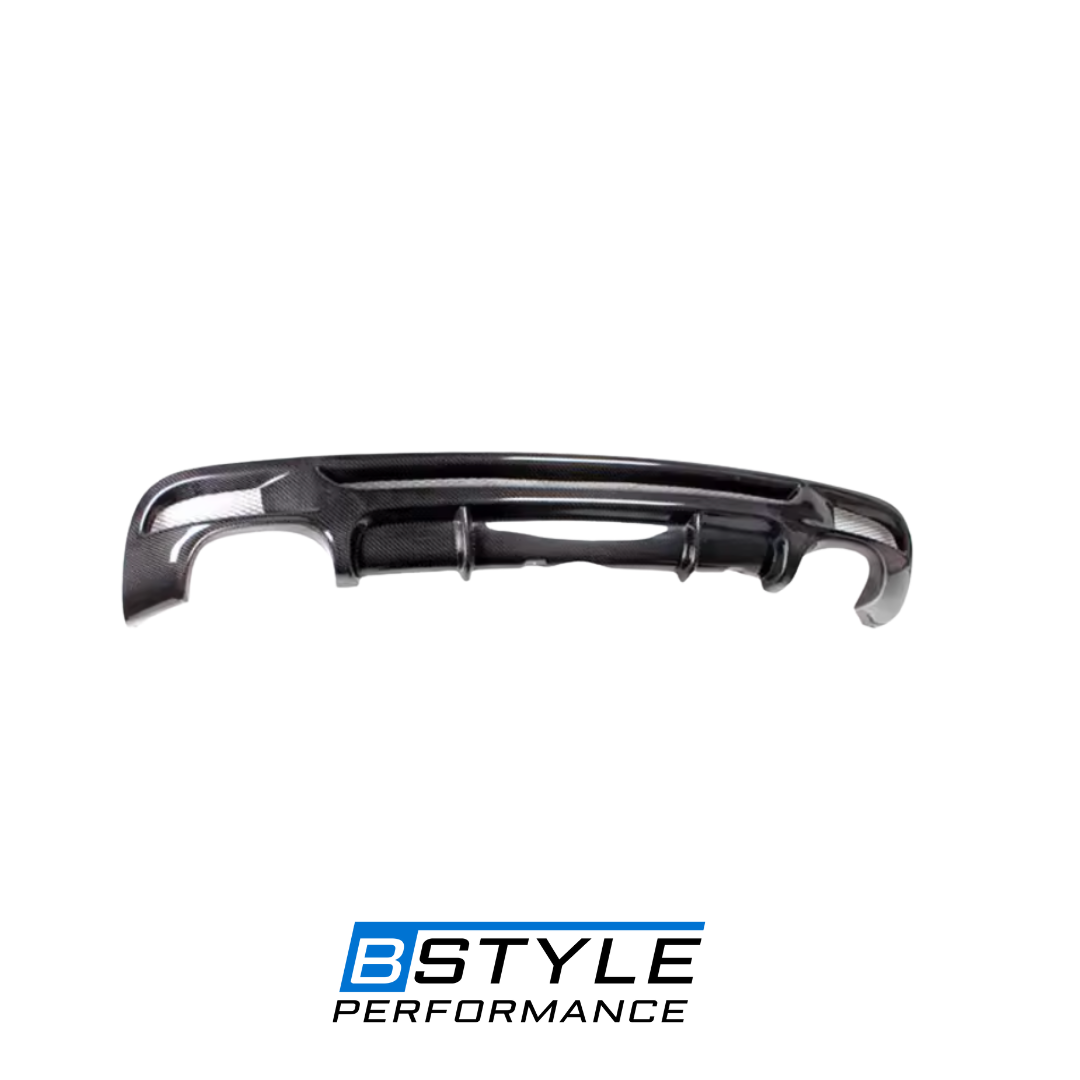 BMW 1 Series E82 Carbon Fiber Rear Diffuser (Dual Exit)