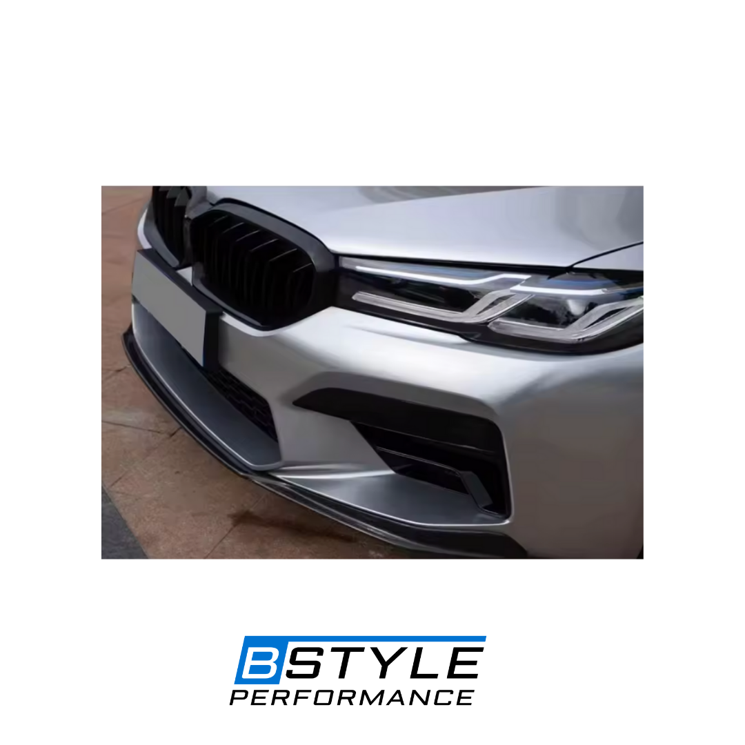 BMW F90 M5 LCI ST Style Wet Carbon Fiber Front Lip