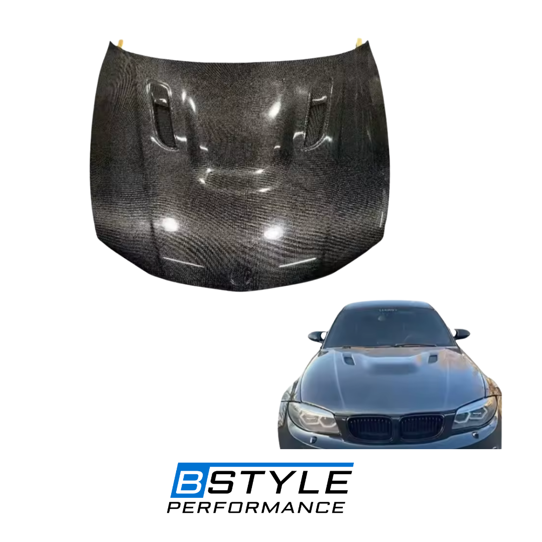 BMW 1 Series E82 E88 135i 1M Carbon Fiber Hood