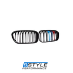 BMW 1 Series F20 LCI ABS Gloss Black Front Bumper Grille M Colors