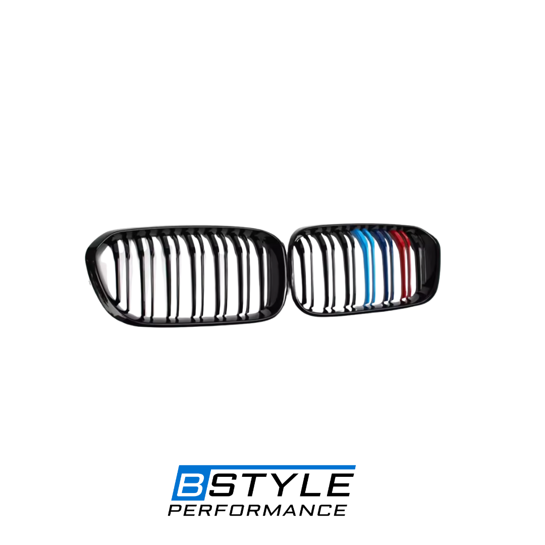 BMW 1 Series F20 LCI ABS Gloss Black Front Bumper Grille M Colors