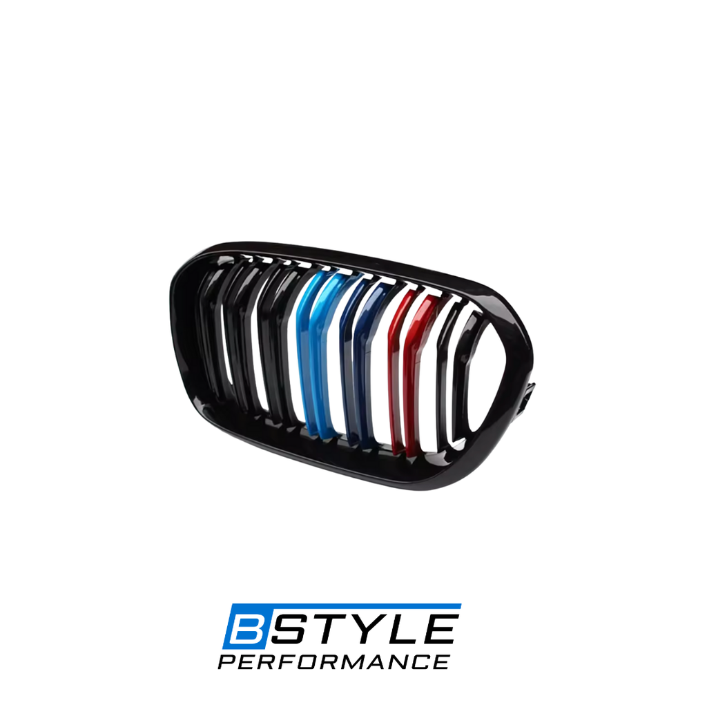BMW 1 Series F20 LCI ABS Gloss Black Front Bumper Grille M Colors