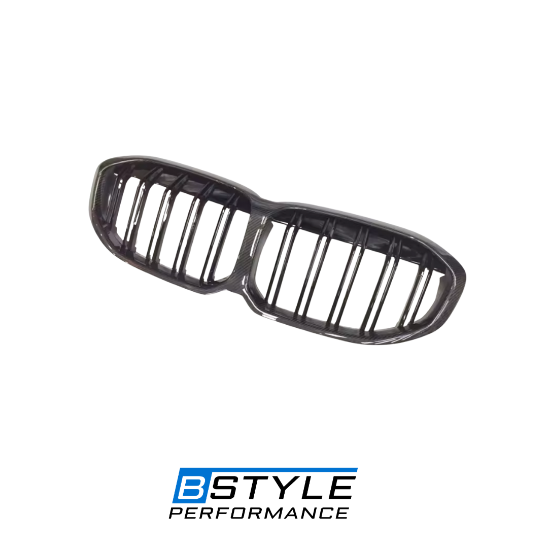 FOR BMW 1 Series F40 Carbon Fiber Front Kidney Grille Single or Double Slatt New Replacement Installation