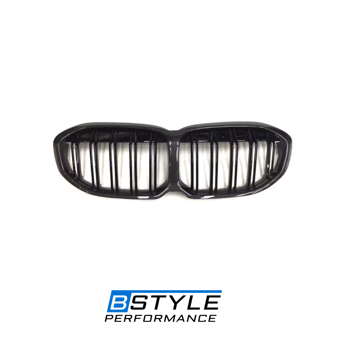 FOR BMW 1 Series F40 Carbon Fiber Front Kidney Grille Single or Double Slatt New Replacement Installation