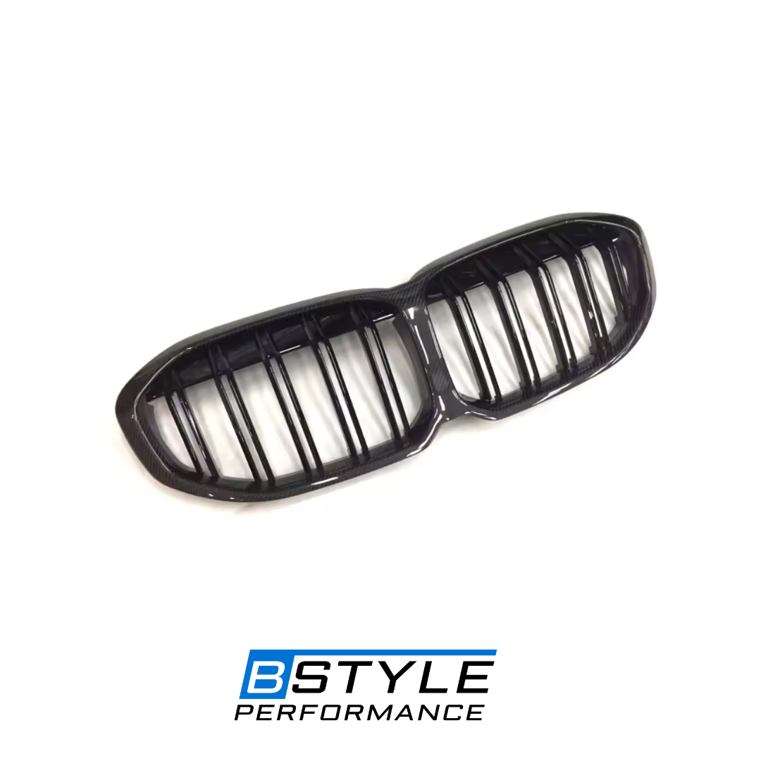 FOR BMW 1 Series F40 Carbon Fiber Front Kidney Grille Single or Double Slatt New Replacement Installation
