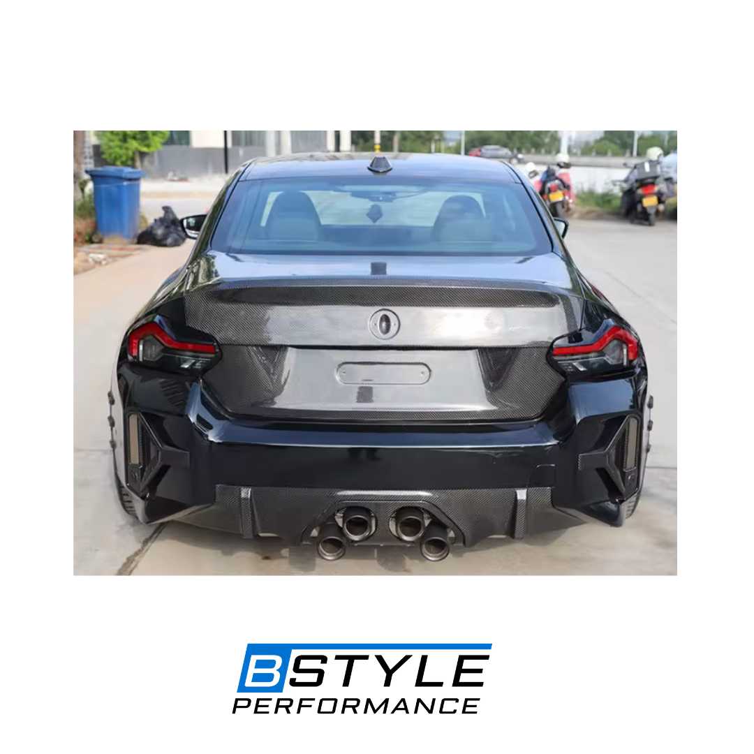 BMW 2 Series G42 / G87 OEM Style Dry Carbon Fiber Rear Trunk Lid 2023+