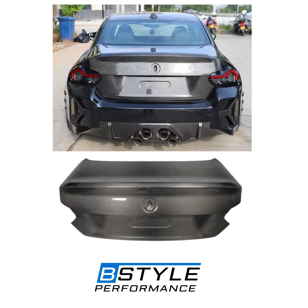 BMW 2 Series G42 / G87 OEM Style Dry Carbon Fiber Rear Trunk Lid 2023+