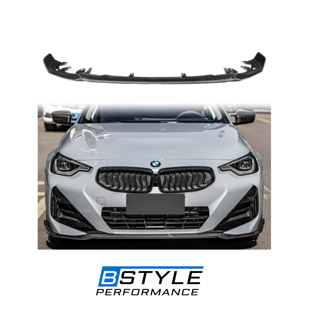 BMW 2 Series G42 Dry Carbon Fiber Front Lip 2023+