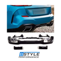BMW 2 Series F44 M235i Carbon Fiber MP Style Rear Bumper Diffuser 2020–2024