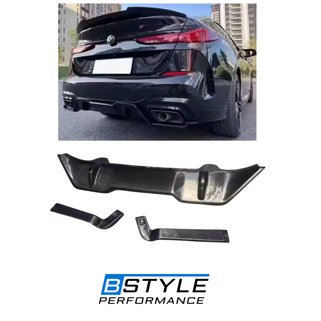 BMW 2 Series F44 Carbon Fiber MP Style Rear Bumper Diffuser 2020–2024