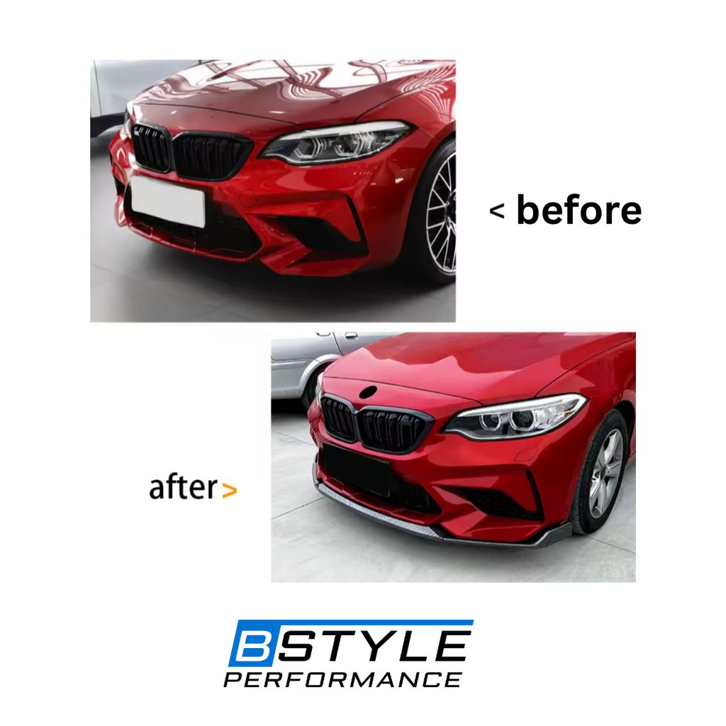 BMW 2 Series F87 M2 New Style Front Lip Front Splitter Conversion Kit 2016–2021