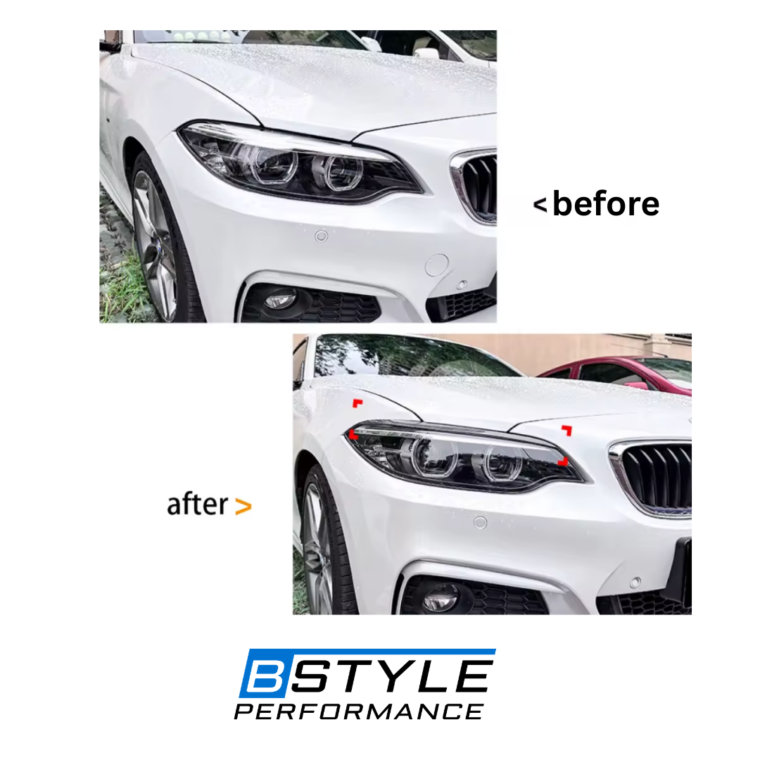 BMW 2 Series F22 F23 Headlight Eyebrow Car Stickers